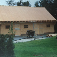 Houten Garage Met Paardenbox